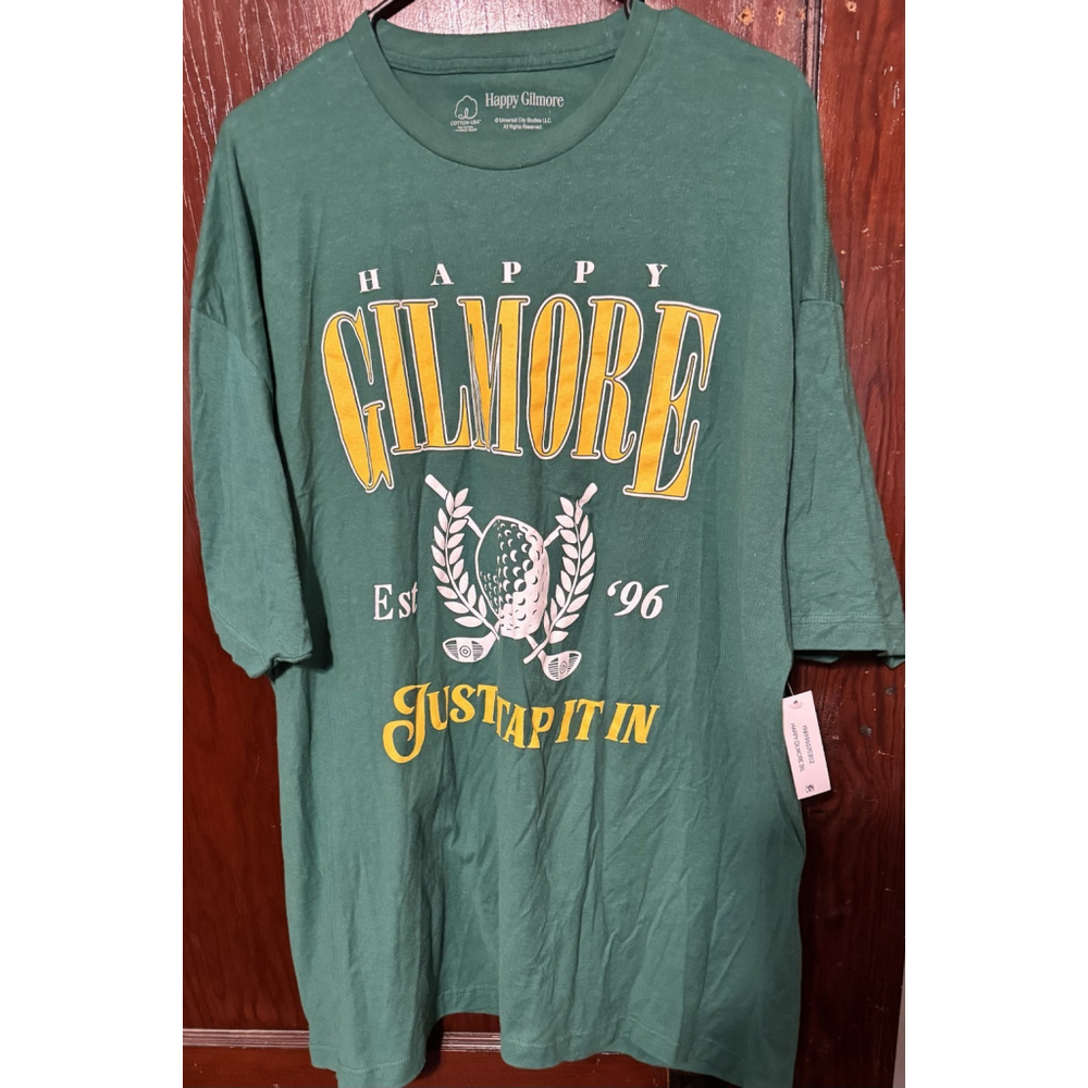 Happy Gilmore T-Shirt Men's Size 3XL Green New With Tags